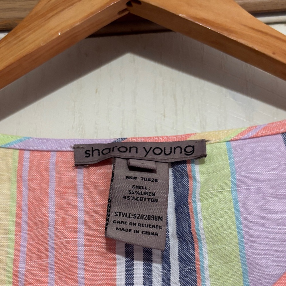 Sharon Young Multicolor Striped Blouse - Picture 3 of 5